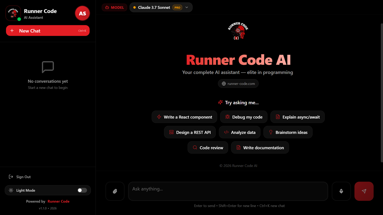 Runner Code AI Platform